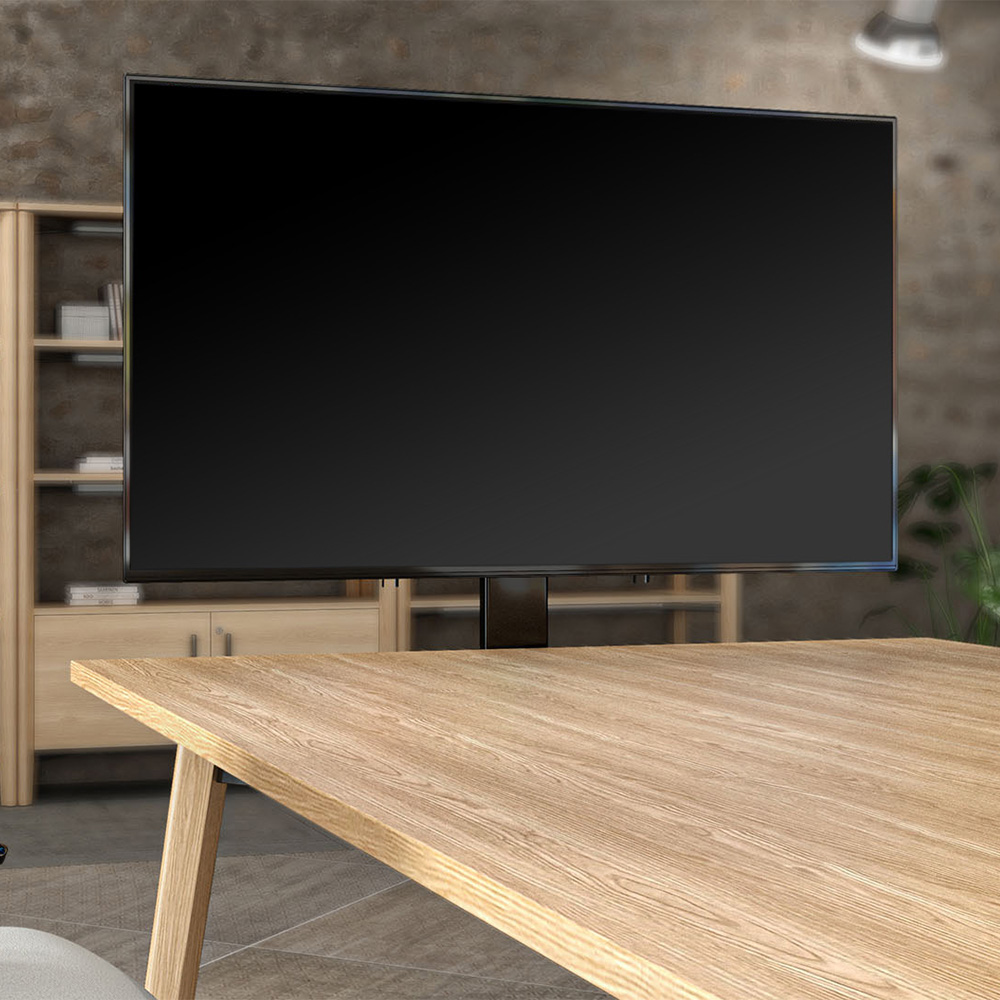 Universal Monitor Mount with TV in conference room