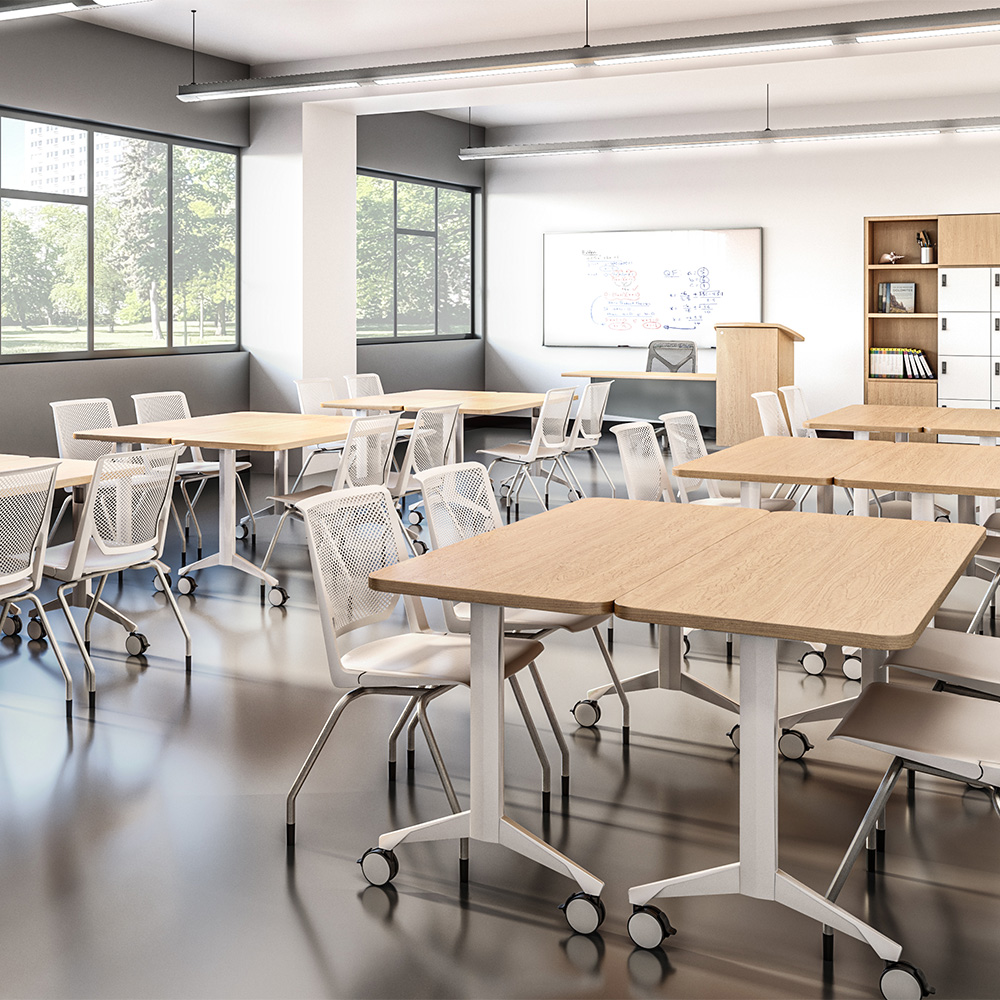 Zori Training Tables in classroom setting