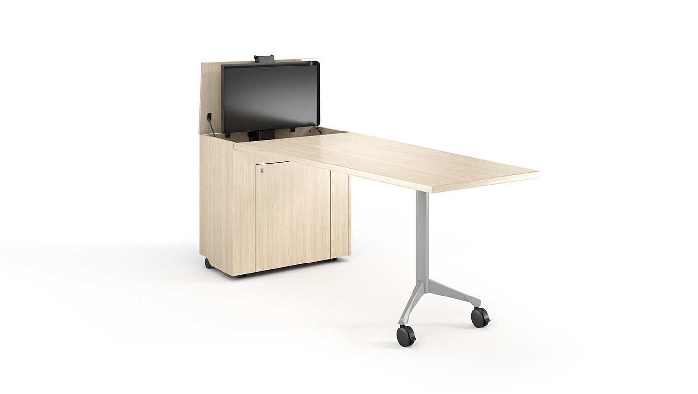 Zori Media Center table against white background