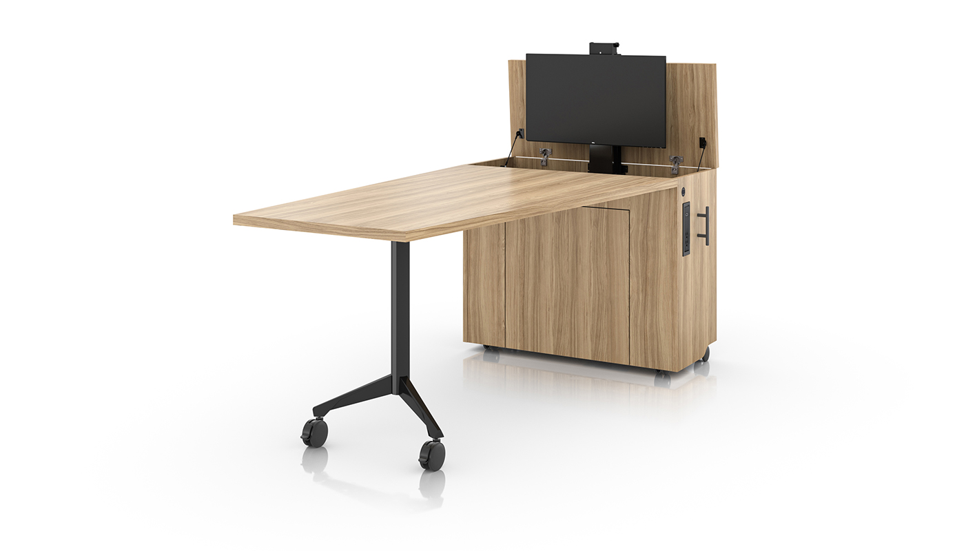 Zori Media Center table against white background