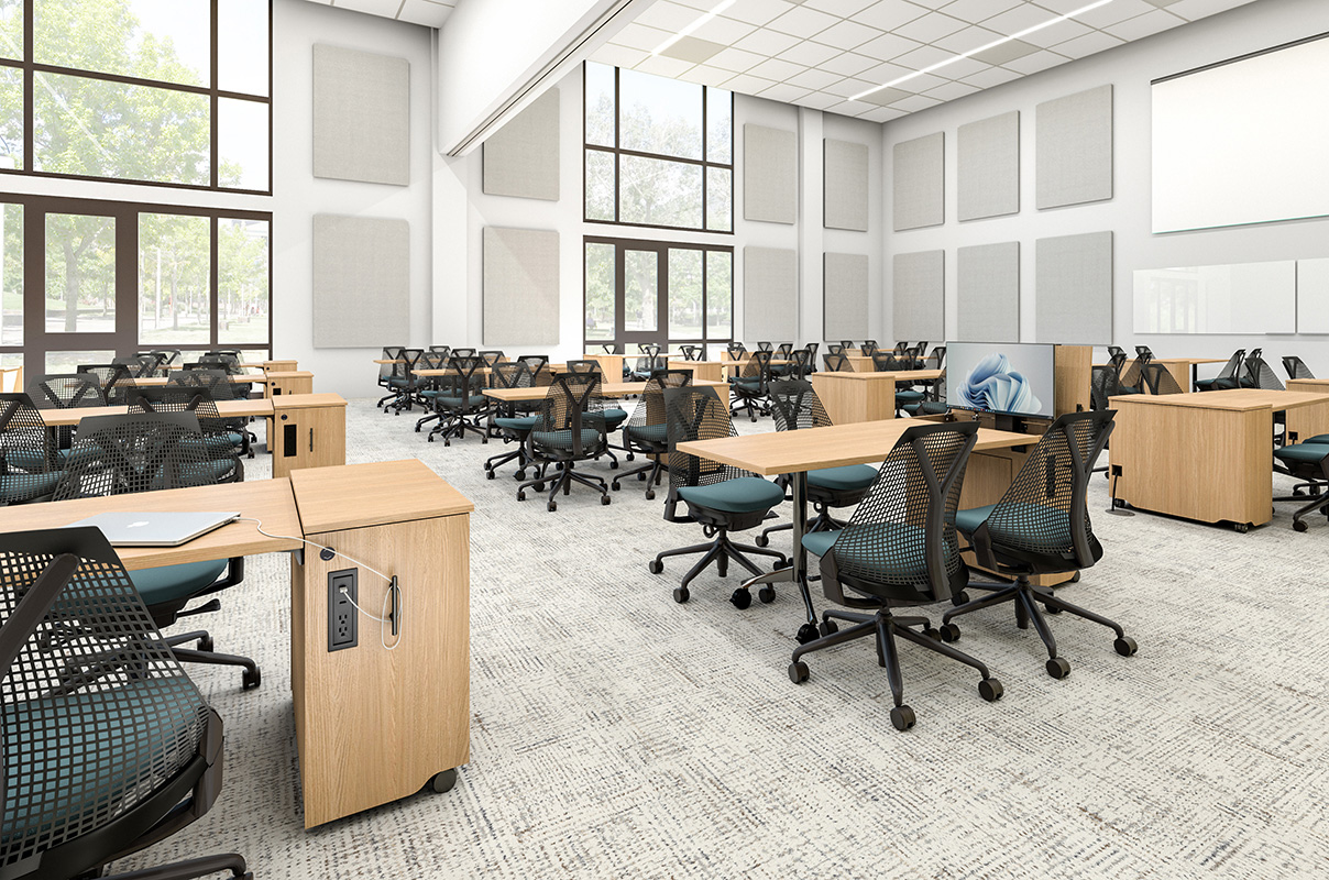 Zori Media Center large open classroom