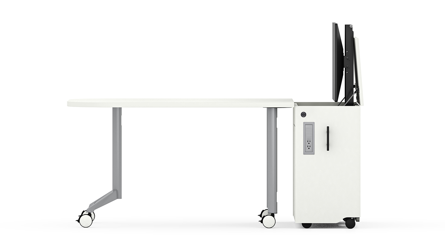 Zori Media Center side view against white background