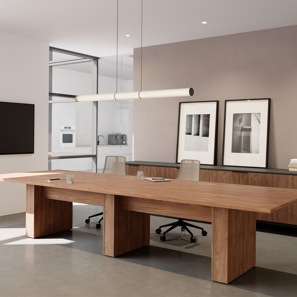Foundation table in a conference room. 
