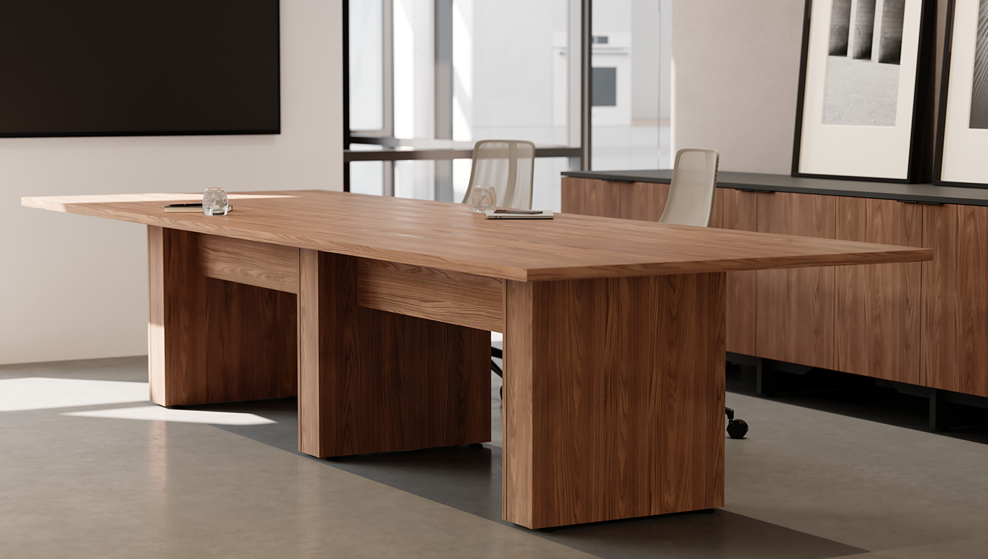 Foundation table in a conference room. 