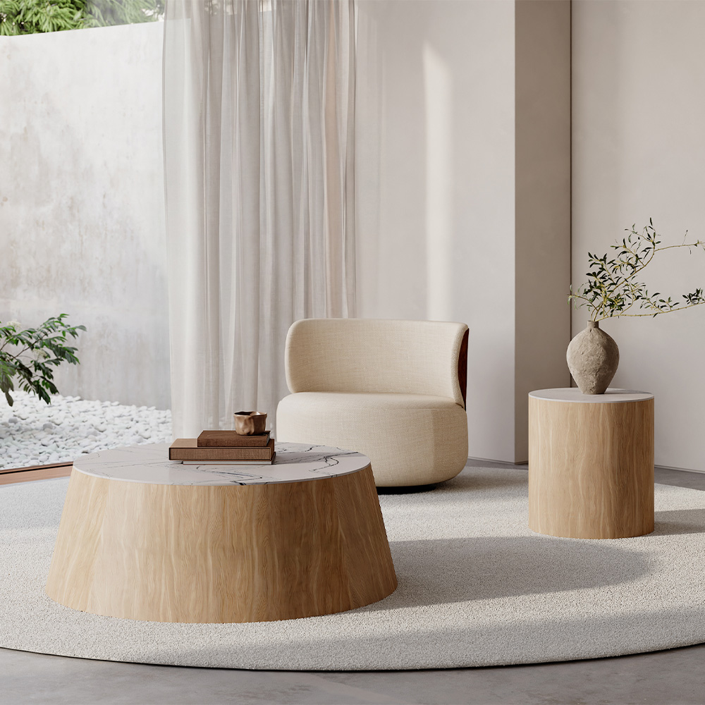 Oh hey! tables with a chair.