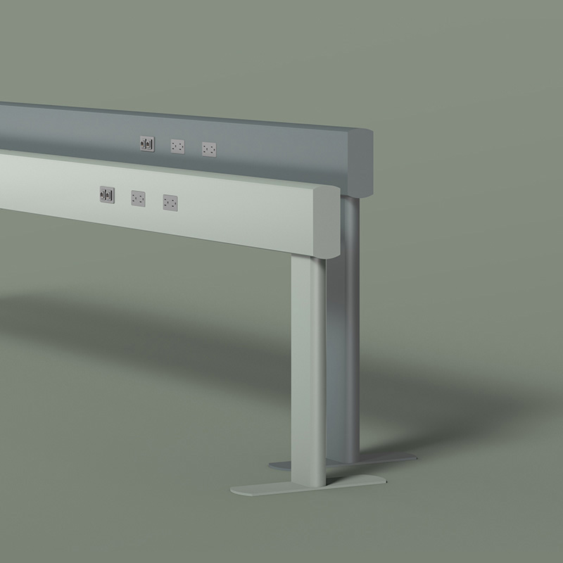 Two jet beams showing height options.