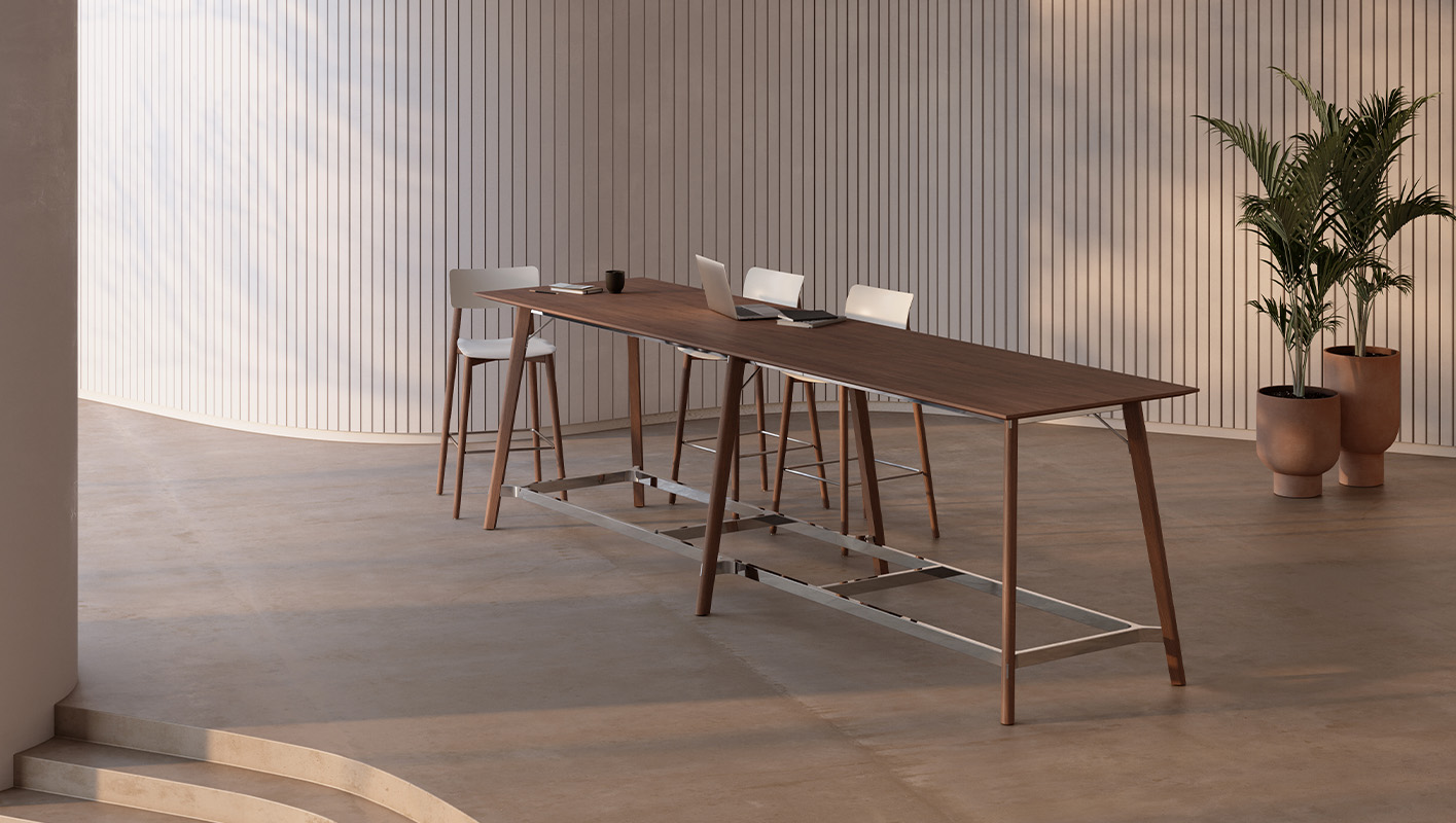 Ligouri conference table in an office. 