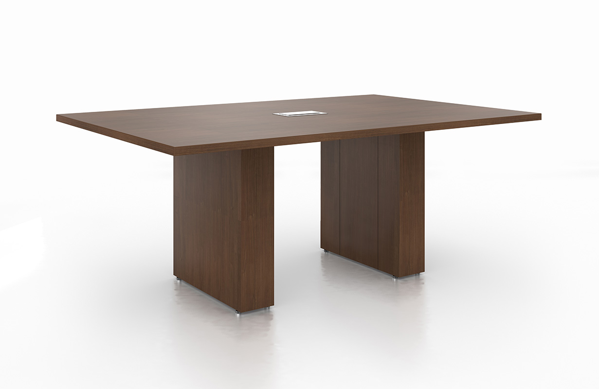 Foundation table on white background. 