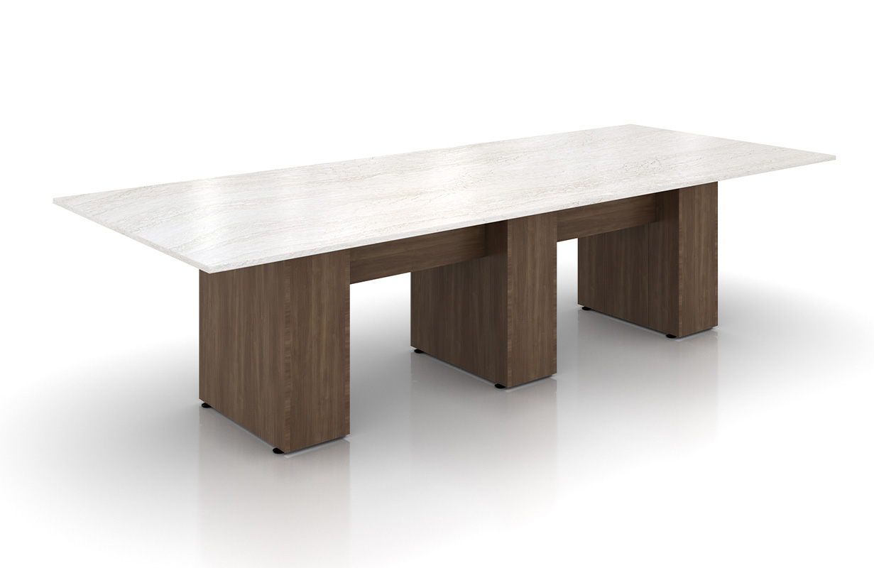 Foundation table on a white background. 