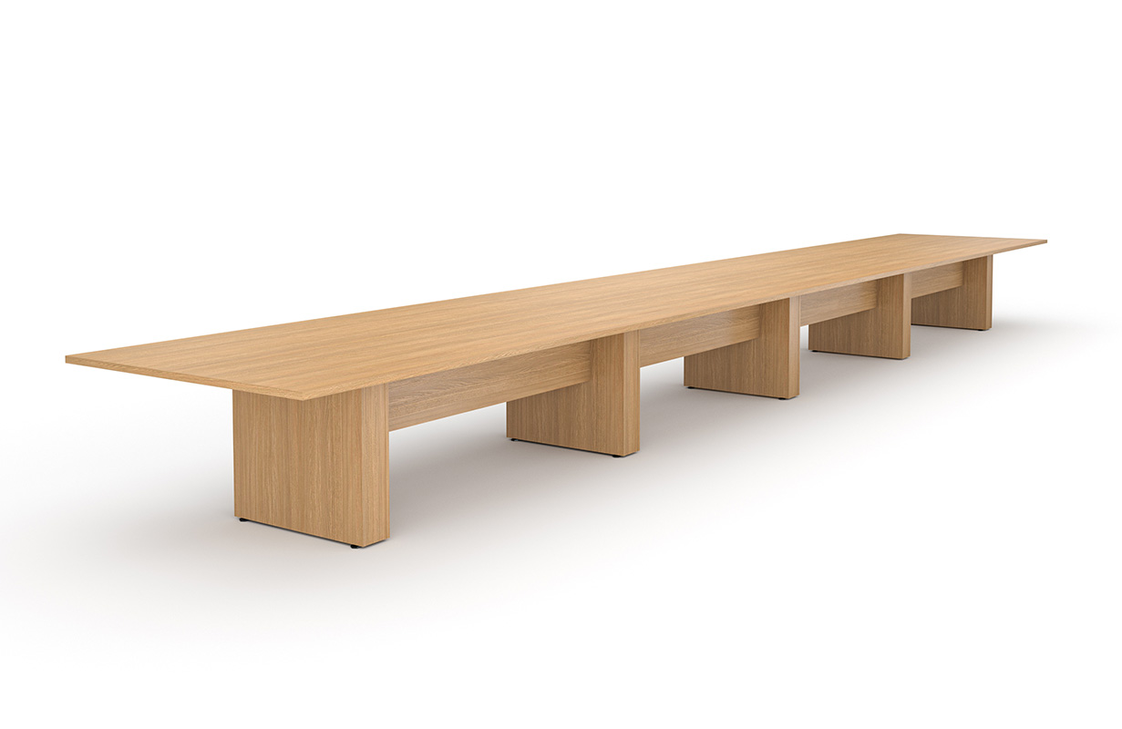 Foundation table on white background. 