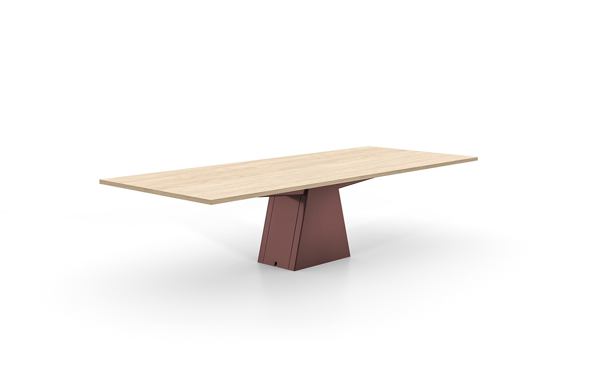 Equilibrium table on white background. 