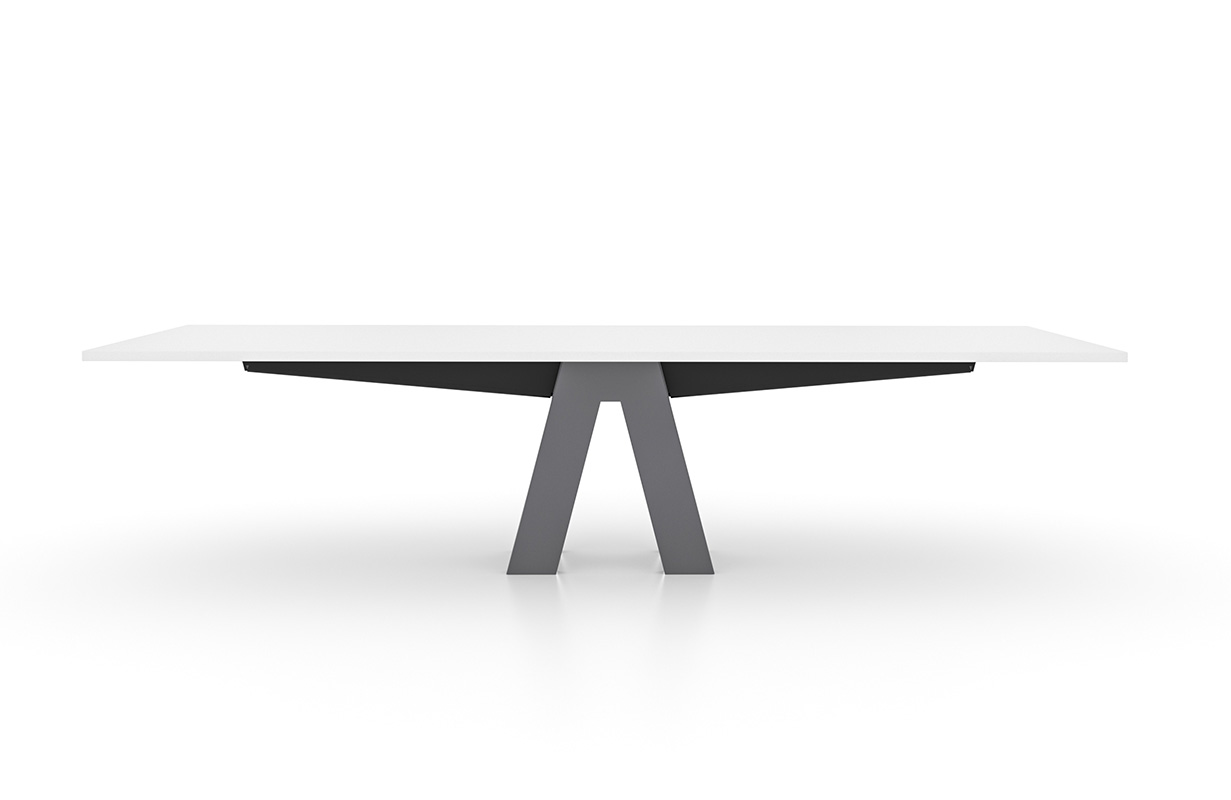 Equilibrium table on white background. 