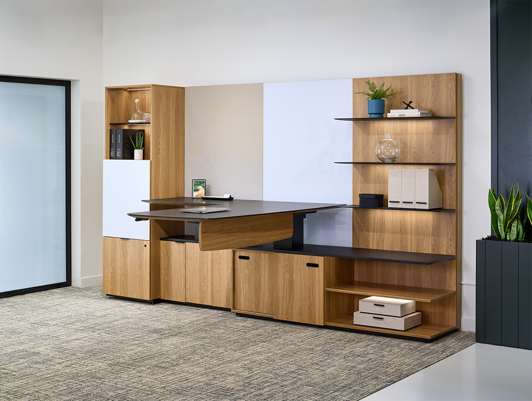Cayman Private Office setup in a showroom. 