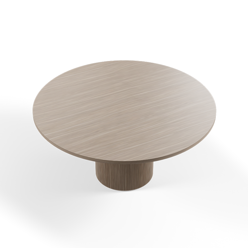 Foundation drum on white background. 