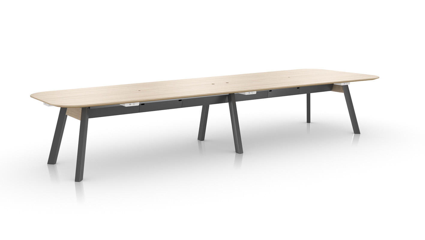 Alkalign table on white background. 