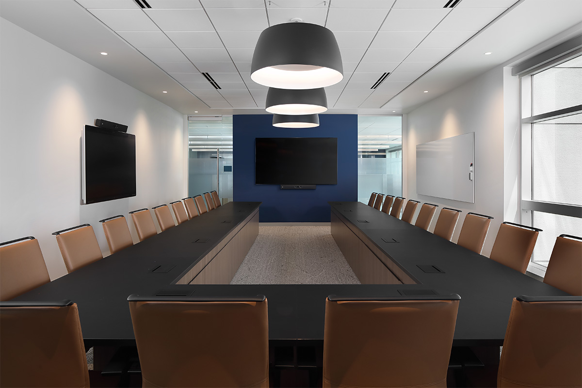 VOU table in conference room. 