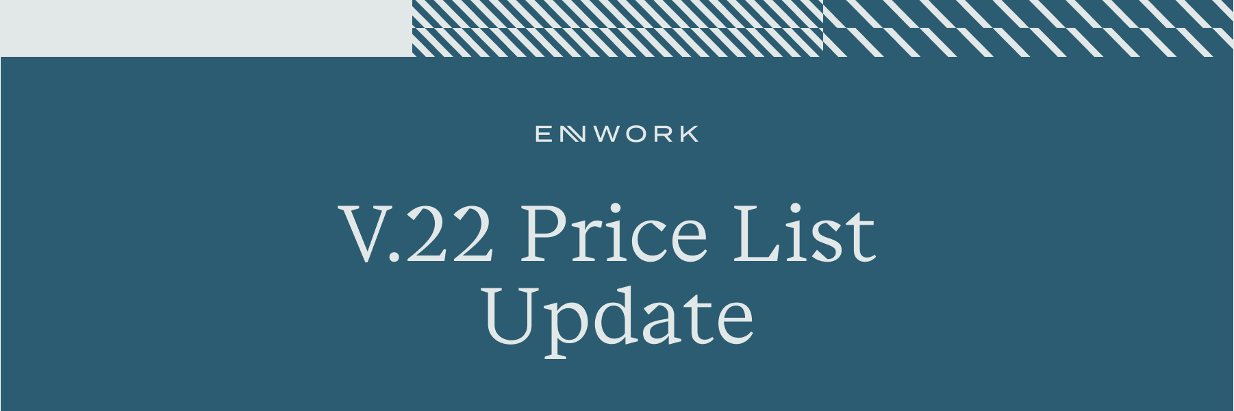 V.22 Price List Announcement.