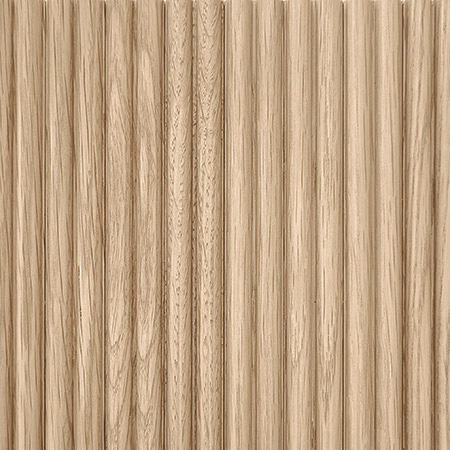 Buff Elm stain tambour swatch.