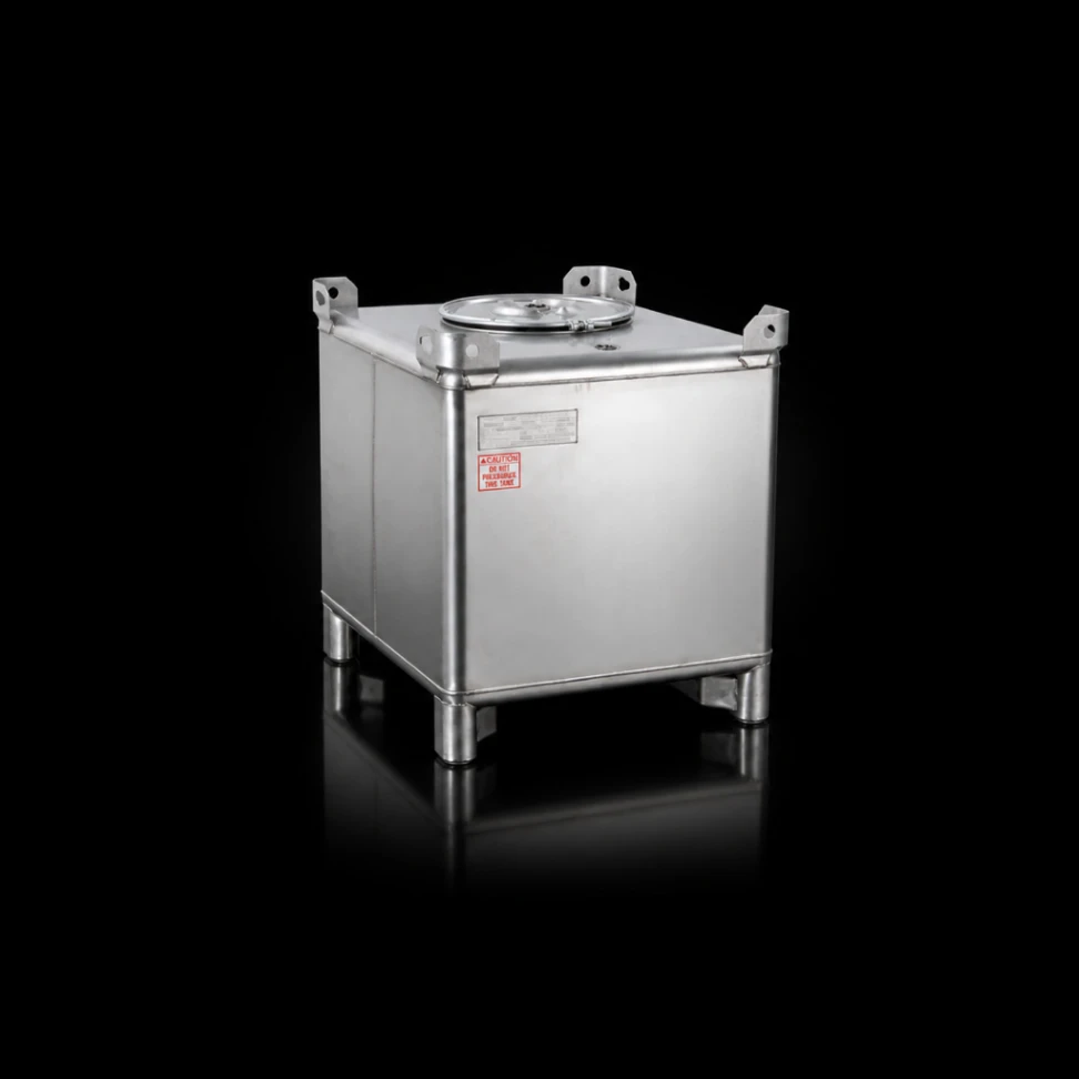 Stainless steel IBC tote