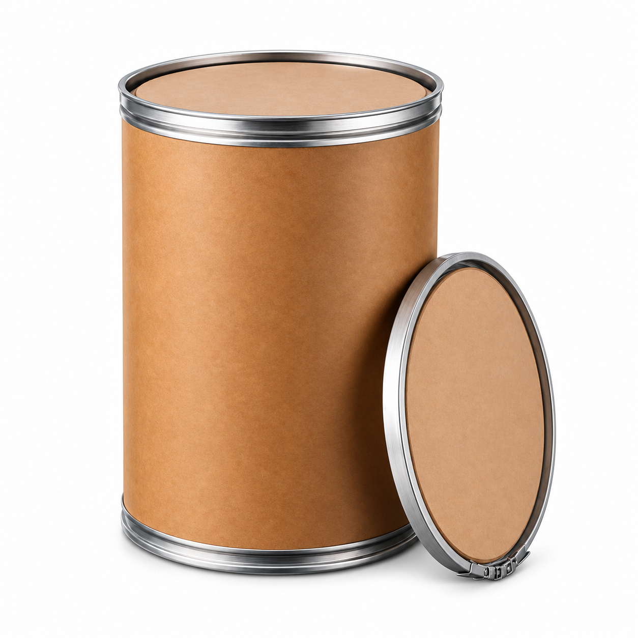 Fiber Drums — existing Novvia product photograph