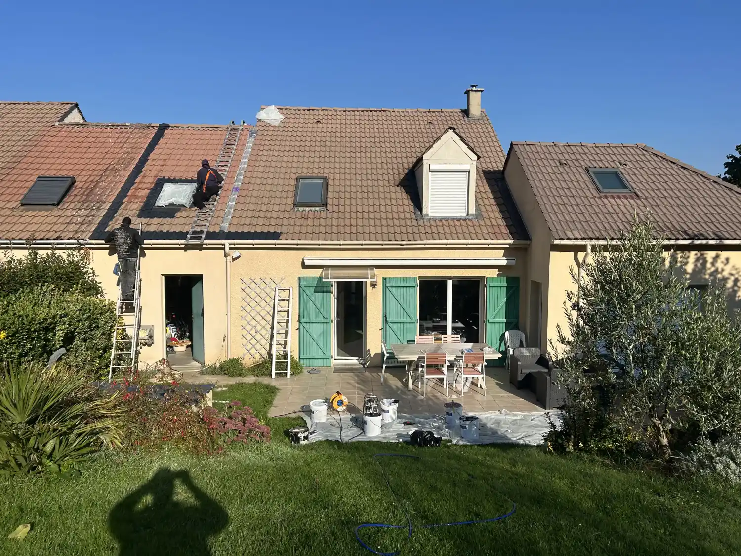toiture nettoyage group eco renov avant