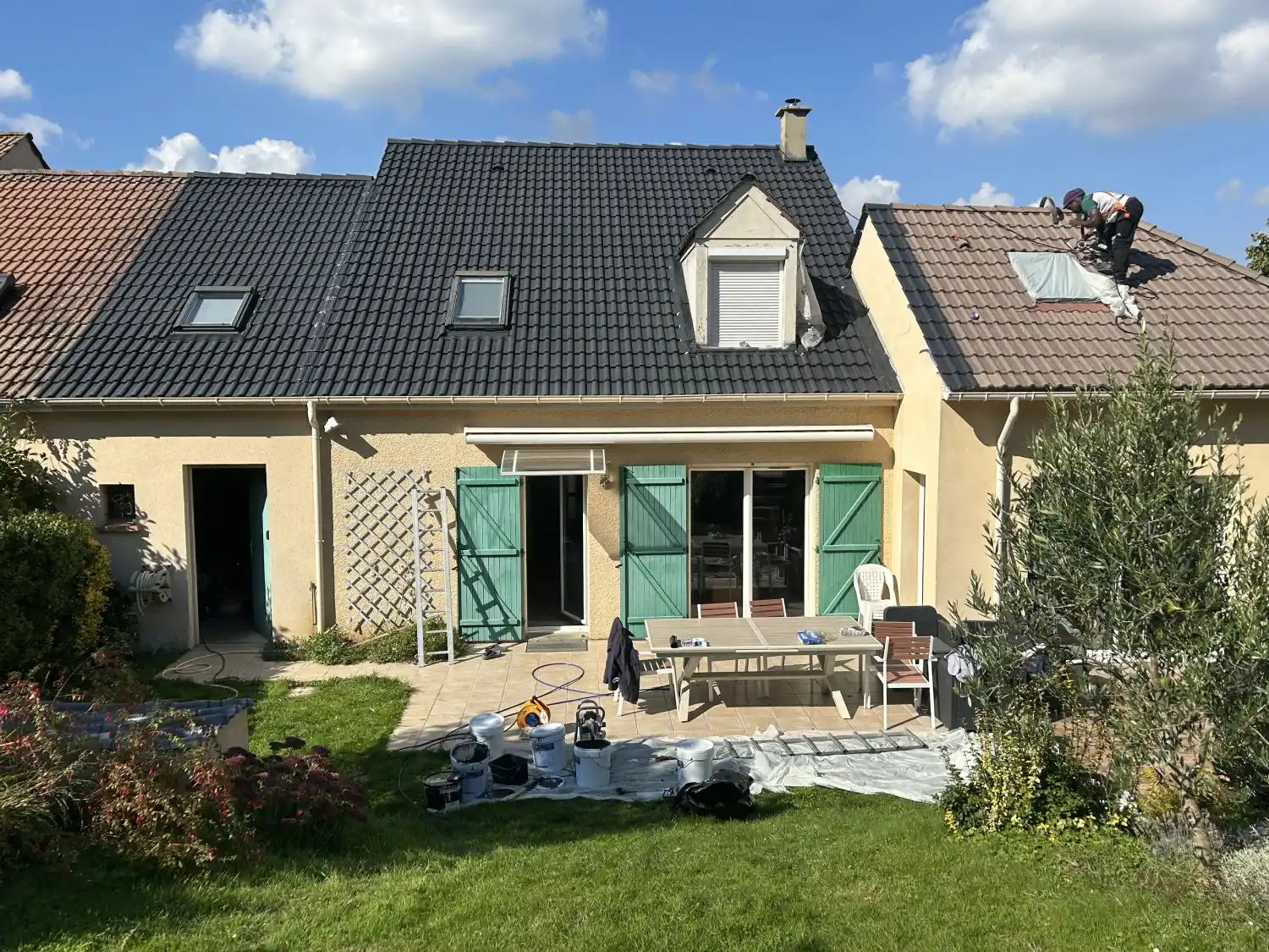 toiture nettoyée group eco renov après