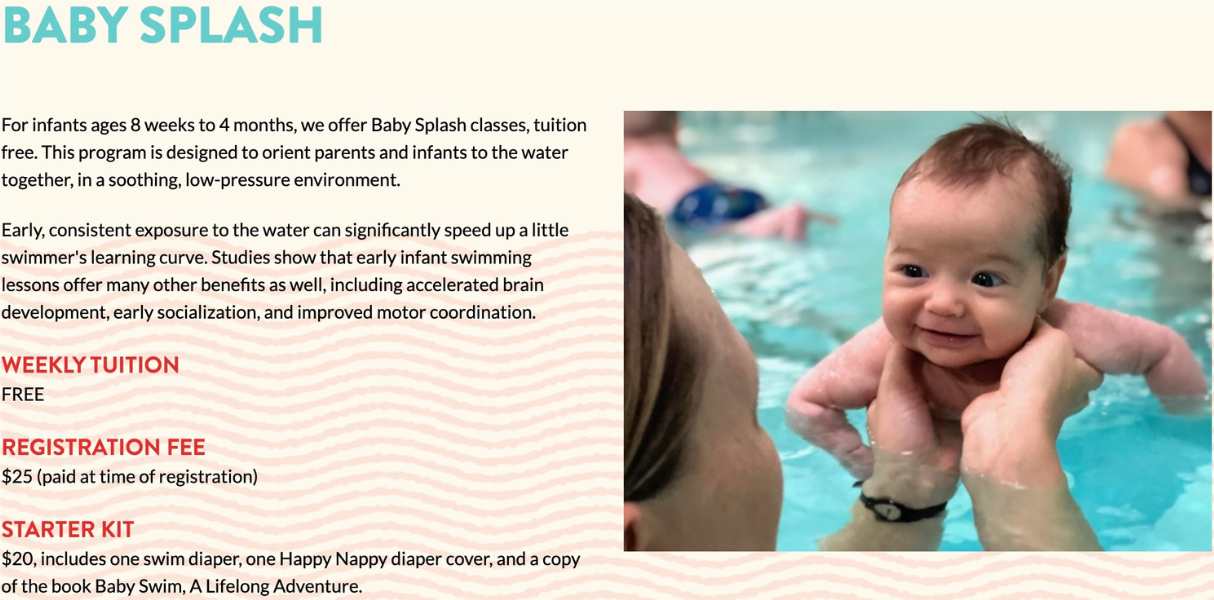 Free swim classes to attract new customers