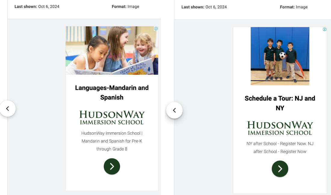 HWIS ad variations
