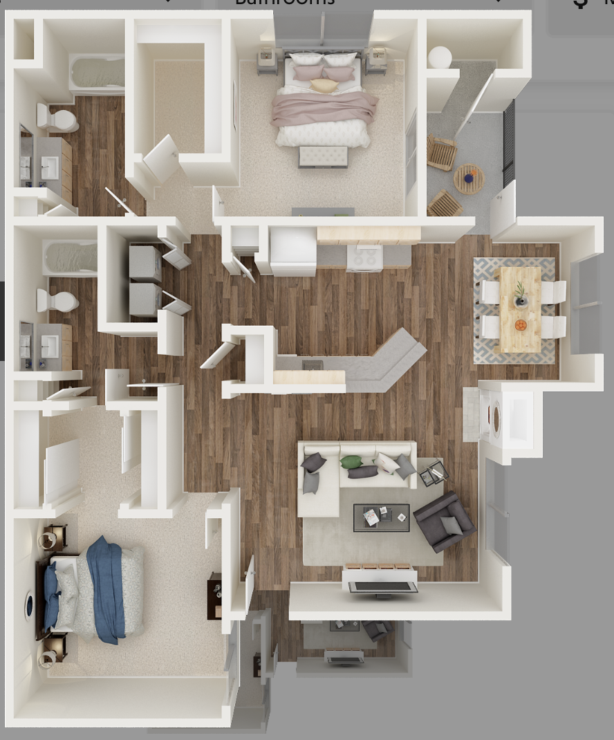 cascade floor plan