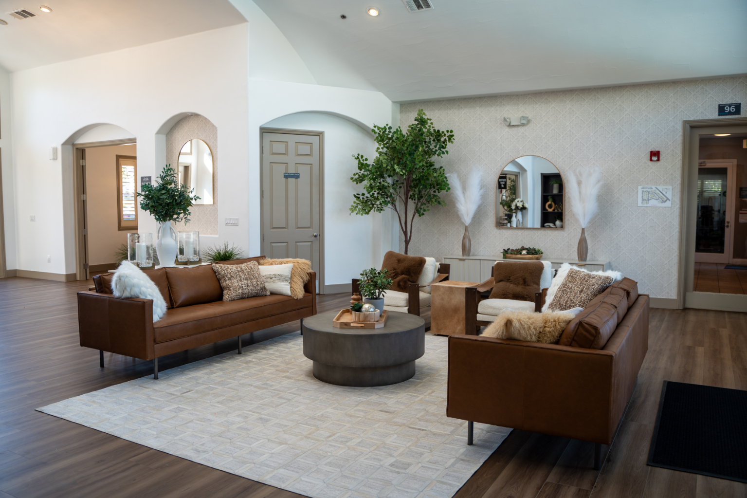 Clubhouse with seating