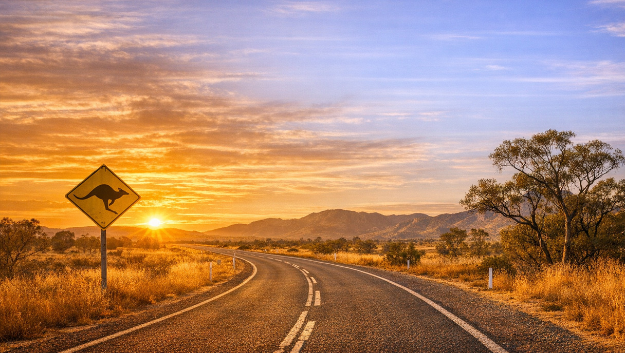 image of a Aussie road