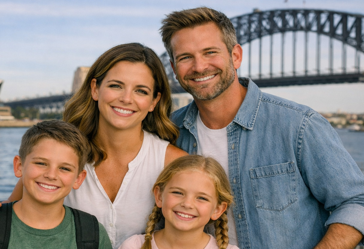 image of American family