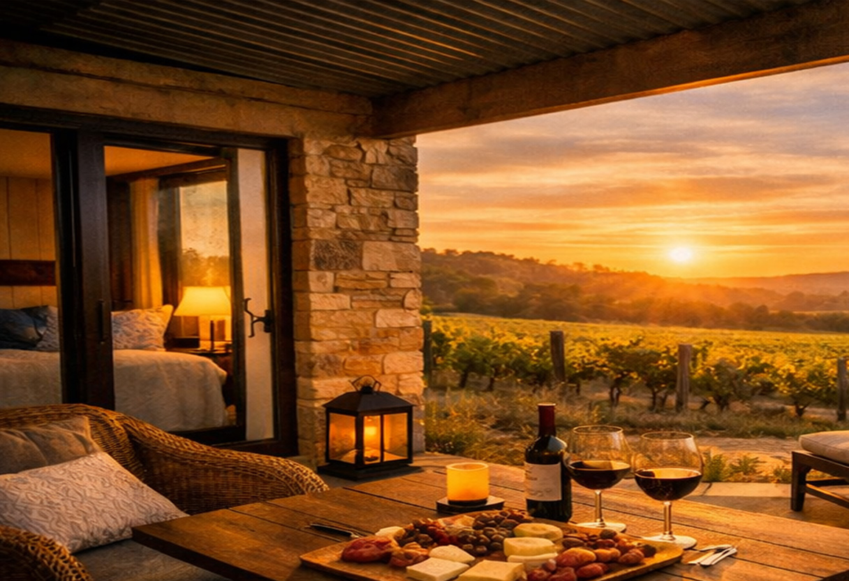 image of elevated wine stay