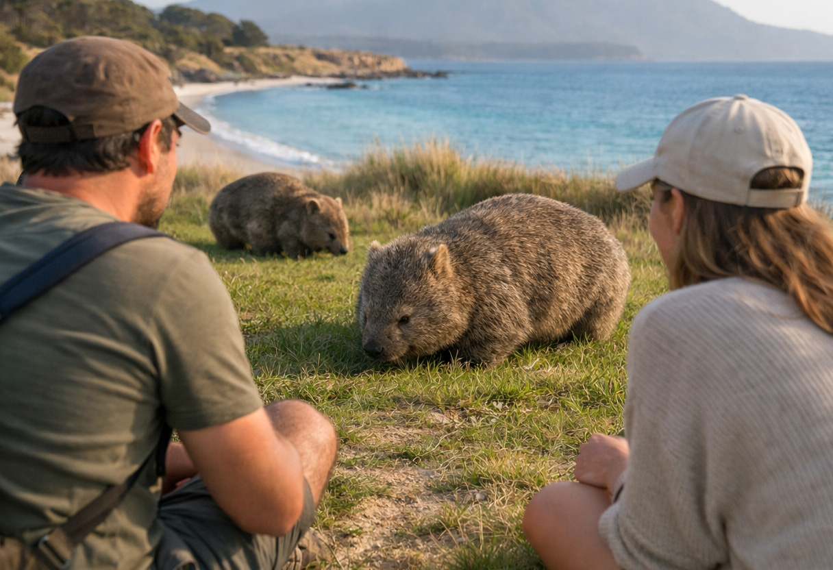 Wombats on Maria