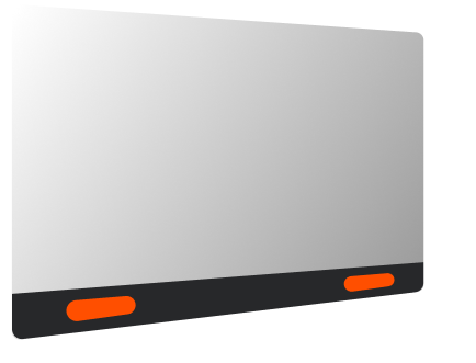 Flat-screen TV with Soen embedded audio solution