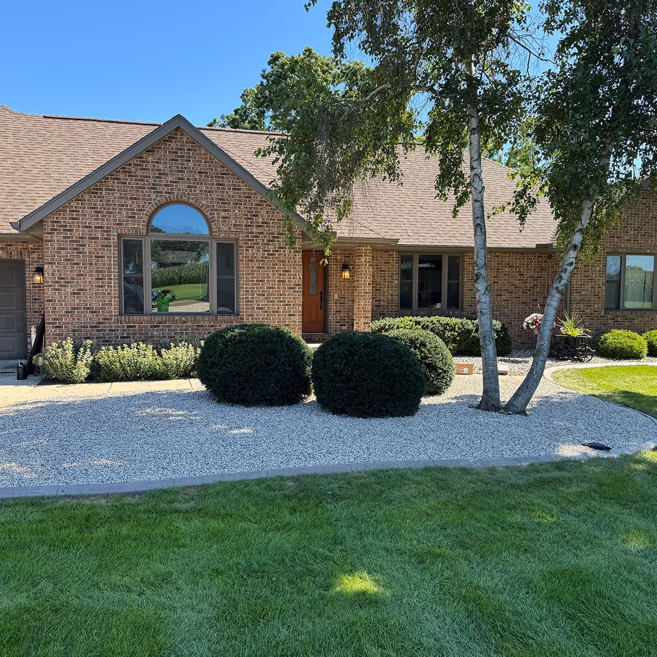 Bush trimming near me Sun Prairie Wisconsin lawn care service
