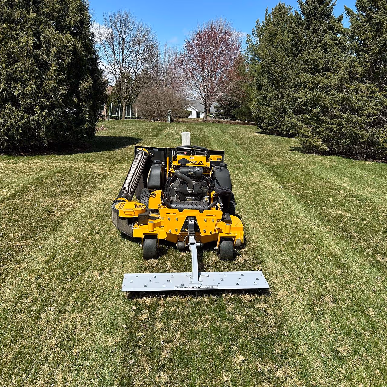 Lawn aeration and dethatching Cottage Grove Wisconsin
