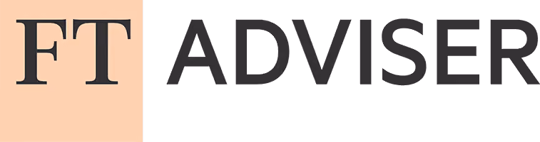 Financial Times Adviser logo with 'FT' in a peach square followed by 'ADVISER' in bold letters.