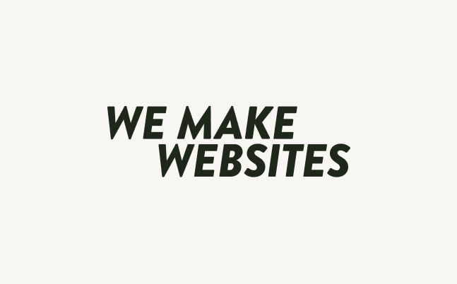 We Make Websites