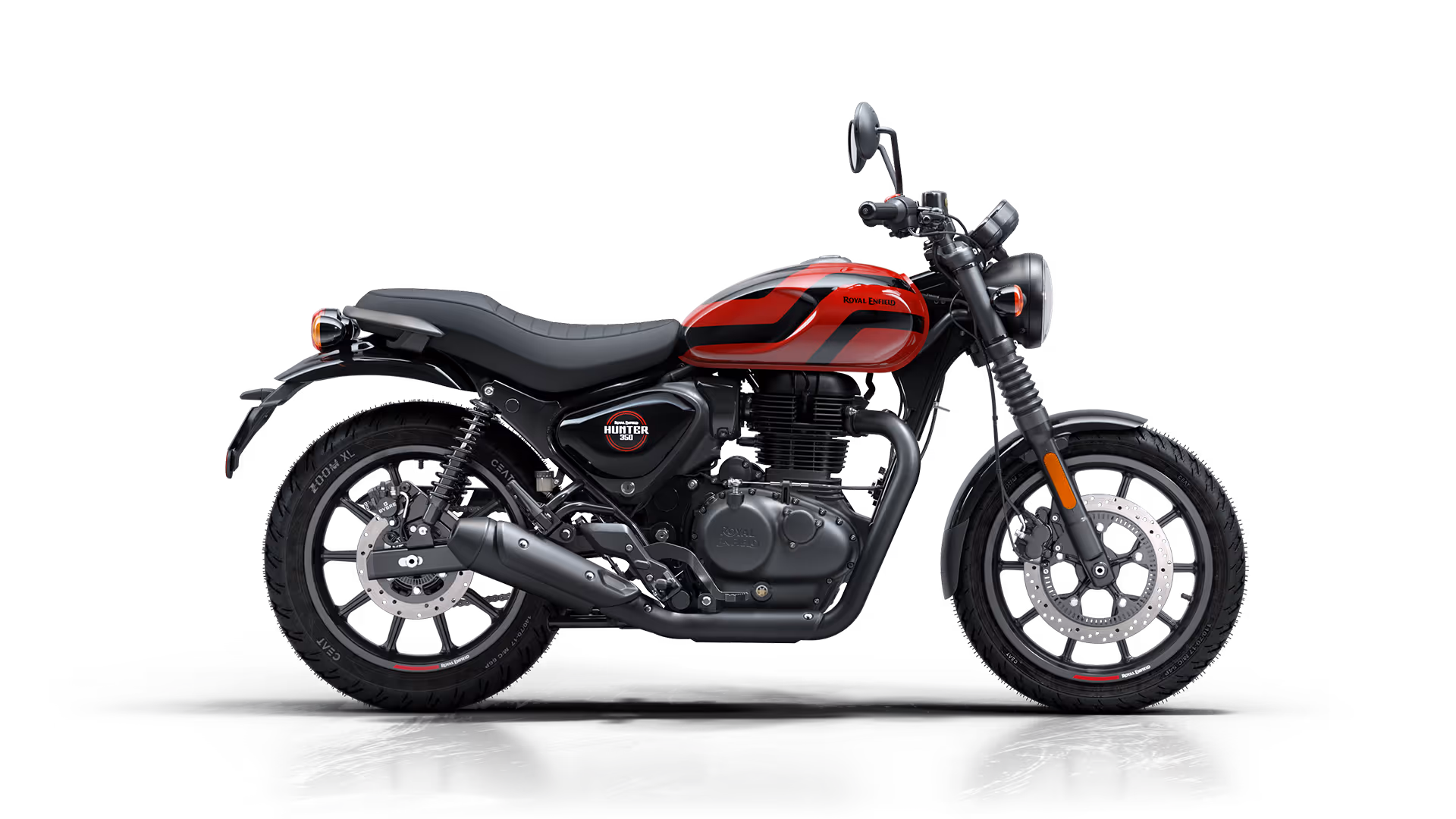 Royal Enfield Hunter 350 — boční pohled