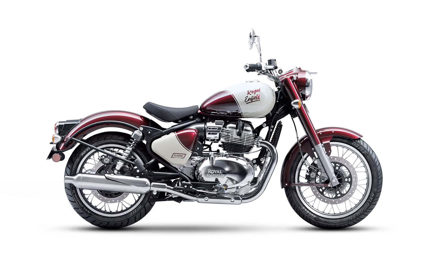 Royal Enfield Classic 650, boční pohled