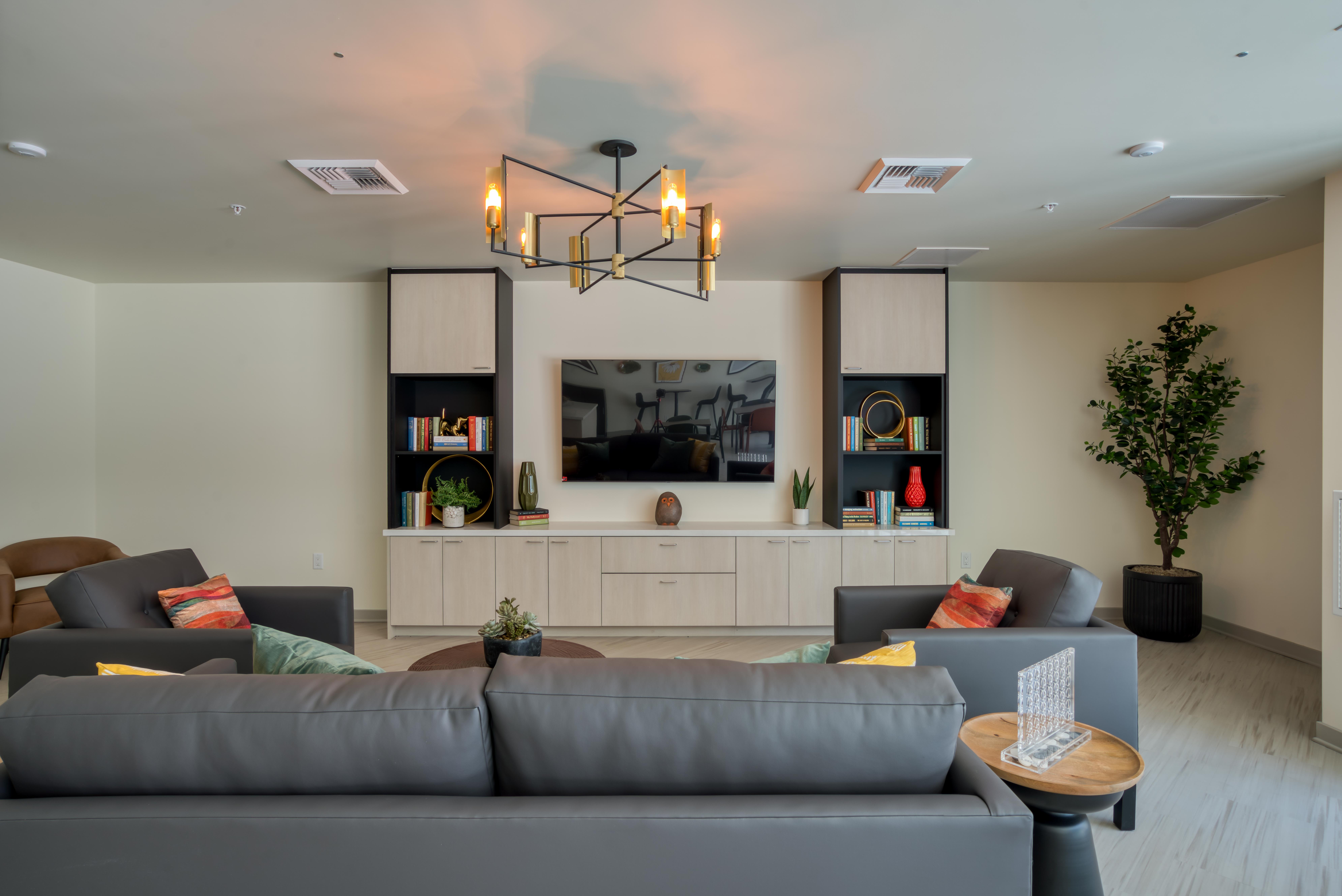 Clubhouse seating area