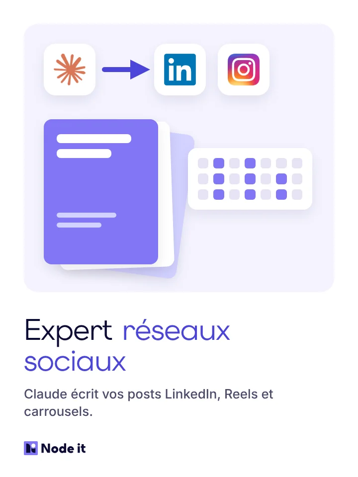 Skill Claude : expert réseaux sociaux
