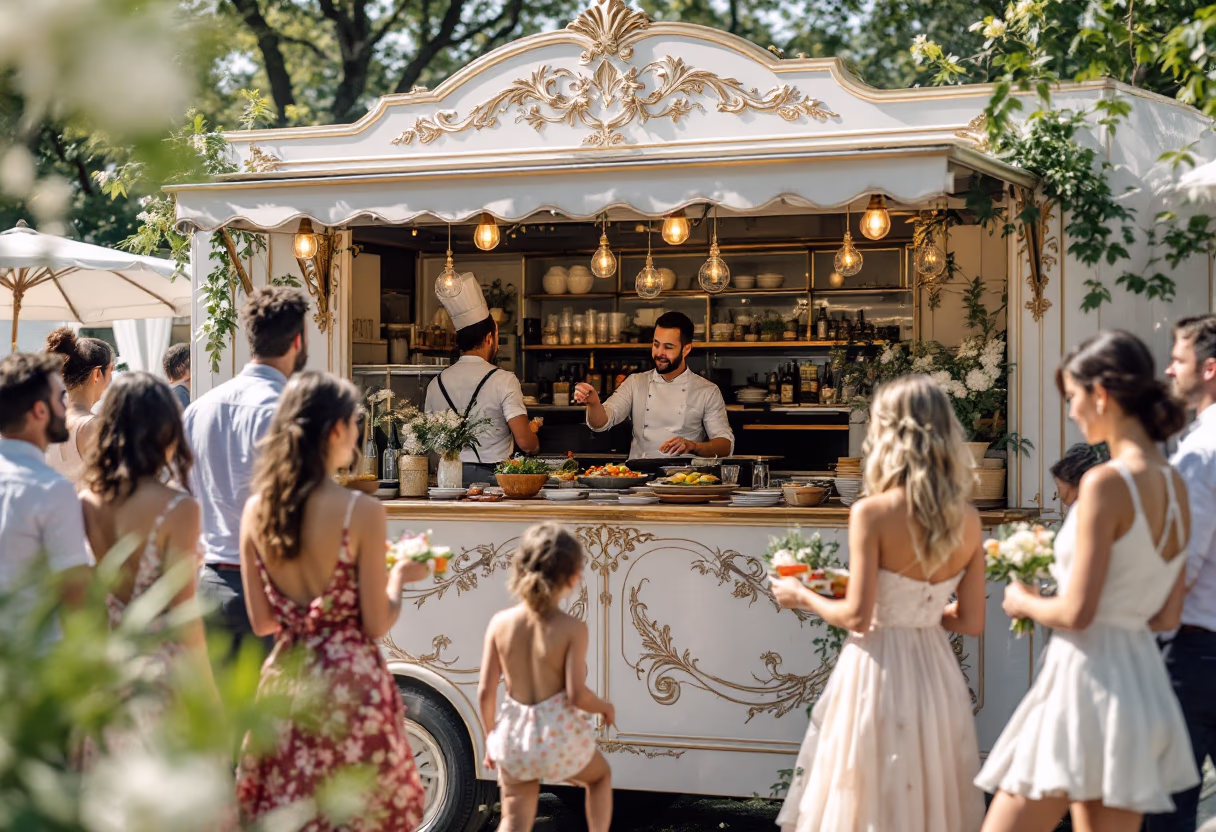 image of community engagement (for a food truck)
