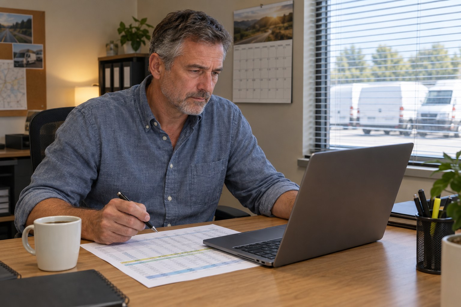 A veteran Service Provider reviewing route-level numbers against the standard budget