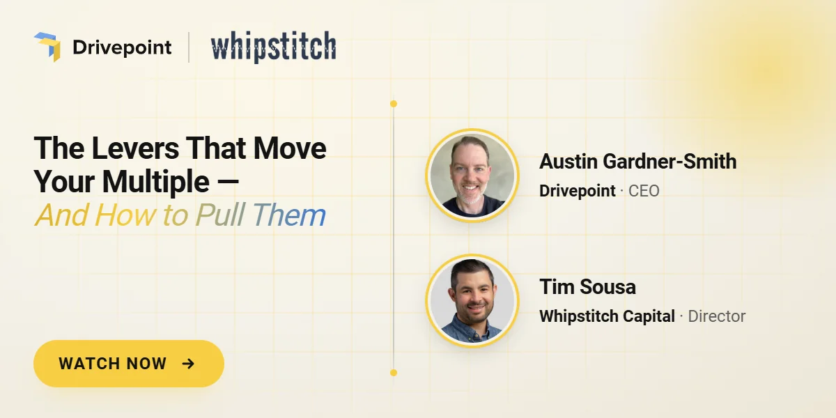 The Levers That Move Your Multiple webinar