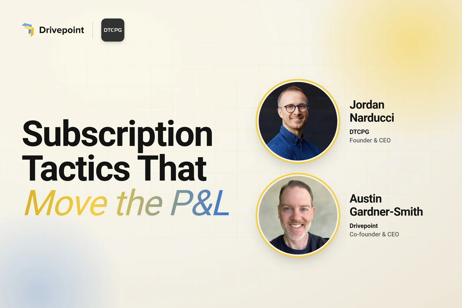 Subscription Tactics webinar