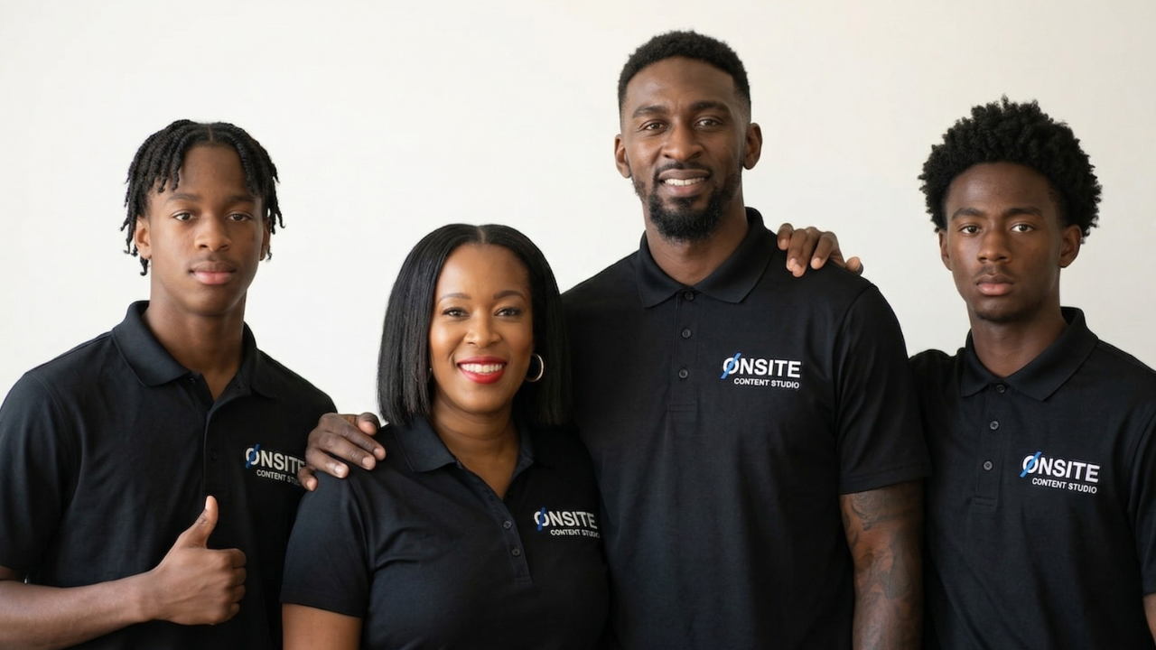 The Onsite Content Studio team — a family built for your business