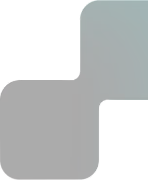 Abstract overlapping rounded rectangles with gradient shading, forming a geometric design on a transparent background.