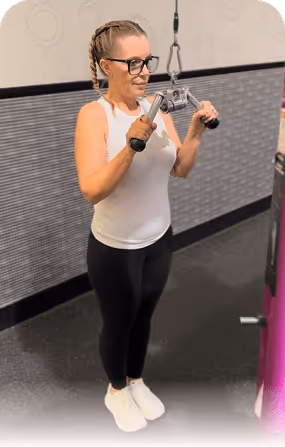 App screenshot of a workout